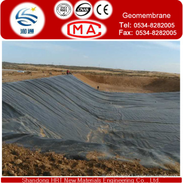 Petit pain de feuille de film de Geomembrane de HDPE de polyéthylène de haute densité